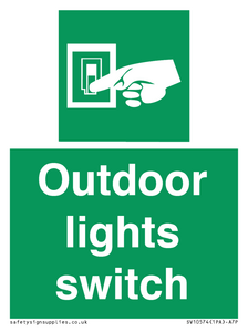 Outdoor lights switch